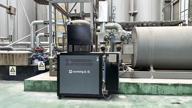 電加熱導熱油爐在瀝青管道控溫的應用案例「歐能機械」
